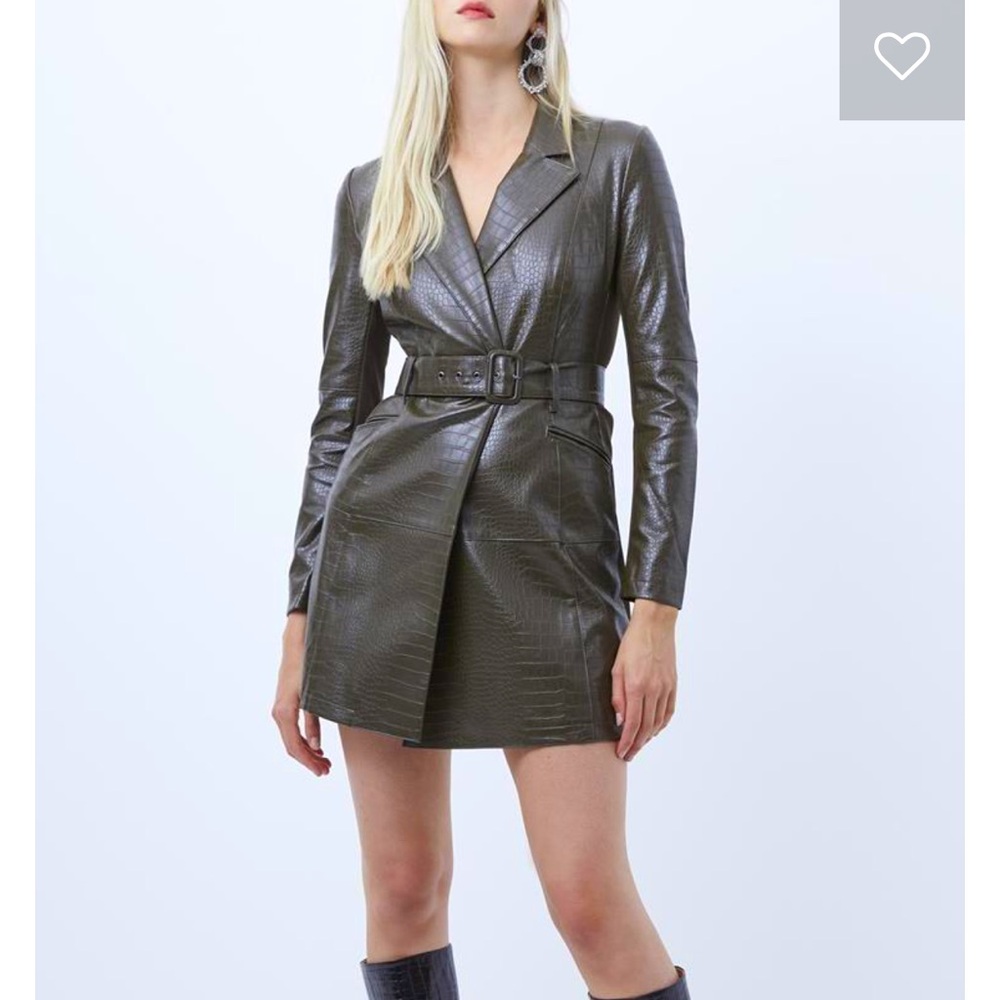 South Moon Under French Connection faux leather belted dress - NWT - never worn